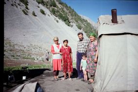 Семья Ибрагима из Кызыл-Кии